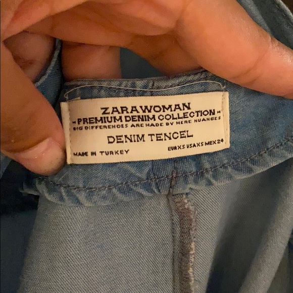 ZARA DENIM DRESS NWOT - Picture 3 of 5